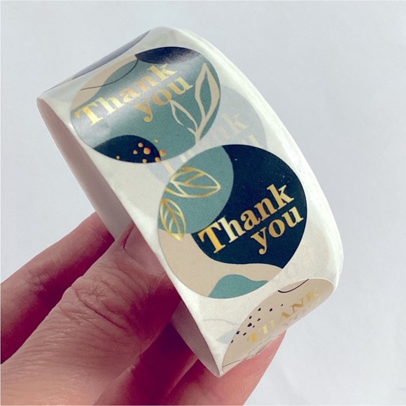🛍️$5 Add-on🛍️ 500 Thank You stickers - Picture 2 of 3